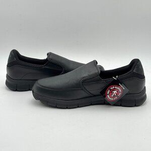 New Skechers Work Clogs Black Slip Resistant Shoes M9.5 Grunge Normcore Utility